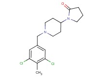 1-[1-(3,5-dichloro-4-methylbenzyl)piperidin-4-yl]pyrrolidin-2-one