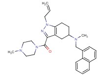 1-allyl-N-methyl-3-[(4-methyl-1-piperazinyl)carbonyl]-N-(1-naphthylmethyl)-4,5,6,7-tetrahydro-1H-indazol-5-amine
