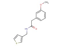 2-(3-methoxyphenyl)-N-(3-thienylmethyl)acetamide