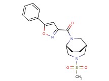 (1R*,5R*)-3-(methylsulfonyl)-6-[(5-phenylisoxazol-3-yl)carbonyl]-3,6-diazabicyclo[3.2.2]nonane