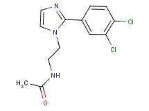 N-{2-[2-(3,4-dichlorophenyl)-1H-imidazol-1-yl]ethyl}acetamide