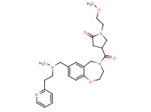 1-(2-methoxyethyl)-4-{[7-({methyl[2-(2-pyridinyl)ethyl]amino}methyl)-2,3-dihydro-1,4-benzoxazepin-4(5H)-yl]carbonyl}-2-pyrrolidinone