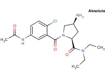 (4S)-1-[5-(acetylamino)-2-chlorobenzoyl]-4-amino-N,N-diethyl-L-prolinamide