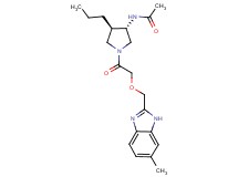 N-((3S*,4R*)-1-{[(6-methyl-1H-benzimidazol-2-yl)methoxy]acetyl}-4-propyl-3-pyrrolidinyl)acetamide