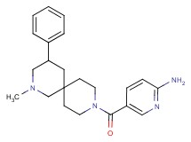 5-[(2-methyl-4-phenyl-2,9-diazaspiro[5.5]undec-9-yl)carbonyl]-2-pyridinamine