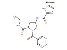 (4S)-N-ethyl-4-[(1H-imidazol-2-ylcarbonyl)amino]-1-(pyridin-3-ylcarbonyl)-L-prolinamide
