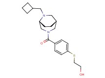 2-[(4-{[(1R*,5R*)-6-(cyclobutylmethyl)-3,6-diazabicyclo[3.2.2]non-3-yl]carbonyl}phenyl)thio]ethanol