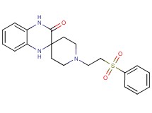 1-[2-(phenylsulfonyl)ethyl]-1',4'-dihydro-3'H-spiro[piperidine-4,2'-quinoxalin]-3'-one