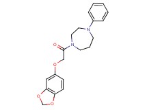 1-[(1,3-benzodioxol-5-yloxy)acetyl]-4-phenyl-1,4-diazepane