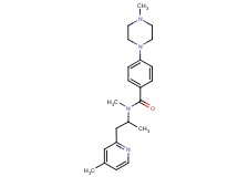 N-methyl-N-[1-methyl-2-(4-methylpyridin-2-yl)ethyl]-4-(4-methylpiperazin-1-yl)benzamide