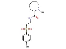 1-methyl-N-{2-[(4-methylphenyl)sulfonyl]ethyl}azepane-2-carboxamide