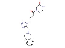 4-{4-[5-(3,4-dihydroisoquinolin-2(1H)-ylmethyl)-1H-tetrazol-1-yl]butanoyl}piperazin-2-one
