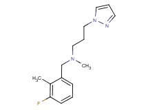 (3-fluoro-2-methylbenzyl)methyl[3-(1H-pyrazol-1-yl)propyl]amine