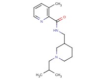 N-[(1-isobutylpiperidin-3-yl)methyl]-3-methylpyridine-2-carboxamide