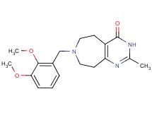 7-(2,3-dimethoxybenzyl)-2-methyl-3,5,6,7,8,9-hexahydro-4H-pyrimido[4,5-d]azepin-4-one