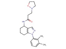 N-[1-(2,3-dimethylphenyl)-4,5,6,7-tetrahydro-1H-indazol-4-yl]-3-(2-isoxazolidinyl)propanamide
