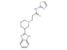 3-[3-(1H-benzimidazol-2-yl)piperidin-1-yl]-N-1,3-thiazol-2-ylpropanamide