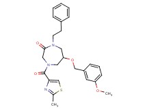 6-[(3-methoxybenzyl)oxy]-4-[(2-methyl-1,3-thiazol-4-yl)carbonyl]-1-(2-phenylethyl)-1,4-diazepan-2-one