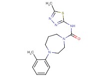 4-(2-methylphenyl)-N-(5-methyl-1,3,4-thiadiazol-2-yl)-1,4-diazepane-1-carboxamide