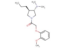(3S*,4R*)-1-[(2-methoxyphenoxy)acetyl]-N,N-dimethyl-4-propylpyrrolidin-3-amine