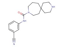 N-(3-cyanophenyl)-3,9-diazaspiro[5.6]dodecane-9-carboxamide