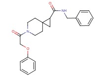 N-benzyl-6-(phenoxyacetyl)-6-azaspiro[2.5]octane-1-carboxamide