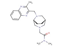 N,N-dimethyl-2-{(1S*,5R*)-6-[(3-methylquinoxalin-2-yl)methyl]-3,6-diazabicyclo[3.2.2]non-3-yl}acetamide