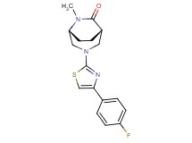 (1S*,5R*)-3-[4-(4-fluorophenyl)-1,3-thiazol-2-yl]-6-methyl-3,6-diazabicyclo[3.2.2]nonan-7-one