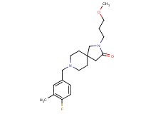 8-(4-fluoro-3-methylbenzyl)-2-(3-methoxypropyl)-2,8-diazaspiro[4.5]decan-3-one