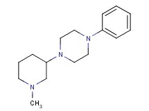 1-(1-methyl-3-piperidinyl)-4-phenylpiperazine