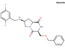 (3S,7S,8aS)-3-[(benzyloxy)methyl]-7-[(2,5-difluorobenzyl)amino]hexahydropyrrolo[1,2-a]pyrazine-1,4-dione