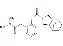 (1R*,2R*,6S*,7S*)-N-{2-[2-(dimethylamino)-2-oxoethyl]phenyl}-4-azatricyclo[5.2.1.0~2,6~]decane-4-carboxamide