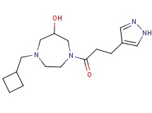 1-(cyclobutylmethyl)-4-[3-(1H-pyrazol-4-yl)propanoyl]-1,4-diazepan-6-ol