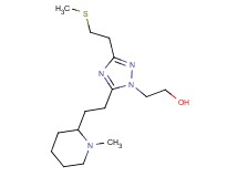 2-{5-[2-(1-methylpiperidin-2-yl)ethyl]-3-[2-(methylthio)ethyl]-1H-1,2,4-triazol-1-yl}ethanol