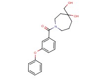 4-(hydroxymethyl)-1-(3-phenoxybenzoyl)-4-azepanol