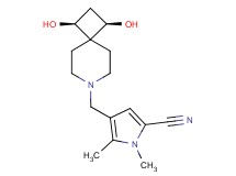 4-{[(1R*,3S*)-1,3-dihydroxy-7-azaspiro[3.5]non-7-yl]methyl}-1,5-dimethyl-1H-pyrrole-2-carbonitrile
