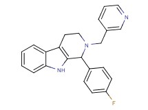 1-(4-fluorophenyl)-2-(3-pyridinylmethyl)-2,3,4,9-tetrahydro-1H-beta-carboline