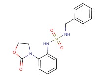 N-benzyl-N'-[2-(2-oxo-1,3-oxazolidin-3-yl)phenyl]sulfamide