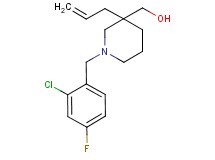 [3-allyl-1-(2-chloro-4-fluorobenzyl)piperidin-3-yl]methanol