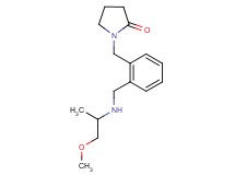 1-(2-{[(2-methoxy-1-methylethyl)amino]methyl}benzyl)pyrrolidin-2-one