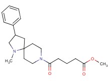 methyl 5-(1-methyl-3-phenyl-1,8-diazaspiro[4.5]dec-8-yl)-5-oxopentanoate