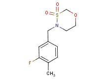 4-(3-fluoro-4-methylbenzyl)-1,3,4-oxathiazinane 3,3-dioxide