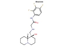 2-({[(1R,9aR)-1-hydroxyoctahydro-2H-quinolizin-1-yl]methyl}amino)-N-(2,3,4-trifluorophenyl)acetamide