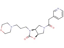 (3aS*,6aR*)-3-(3-morpholin-4-ylpropyl)-5-(pyridin-3-ylacetyl)hexahydro-2H-pyrrolo[3,4-d][1,3]oxazol-2-one