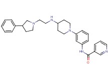 N-[3-(4-{[2-(3-phenyl-1-pyrrolidinyl)ethyl]amino}-1-piperidinyl)phenyl]nicotinamide