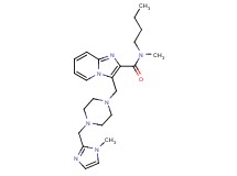 N-butyl-N-methyl-3-({4-[(1-methyl-1H-imidazol-2-yl)methyl]-1-piperazinyl}methyl)imidazo[1,2-a]pyridine-2-carboxamide
