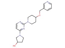 1-{2-[4-(3-pyridinylmethoxy)-1-piperidinyl]-4-pyrimidinyl}-3-pyrrolidinol