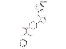 ((1R)-1-benzyl-2-oxo-2-{4-[1-(pyridin-3-ylmethyl)-1H-imidazol-2-yl]piperidin-1-yl}ethyl)amine