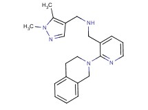 1-[2-(3,4-dihydro-2(1H)-isoquinolinyl)-3-pyridinyl]-N-[(1,5-dimethyl-1H-pyrazol-4-yl)methyl]methanamine