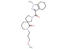 7-(3-methoxypropyl)-2-[(1-methyl-4,5,6,7-tetrahydro-1H-indazol-3-yl)carbonyl]-2,7-diazaspiro[4.5]decan-6-one